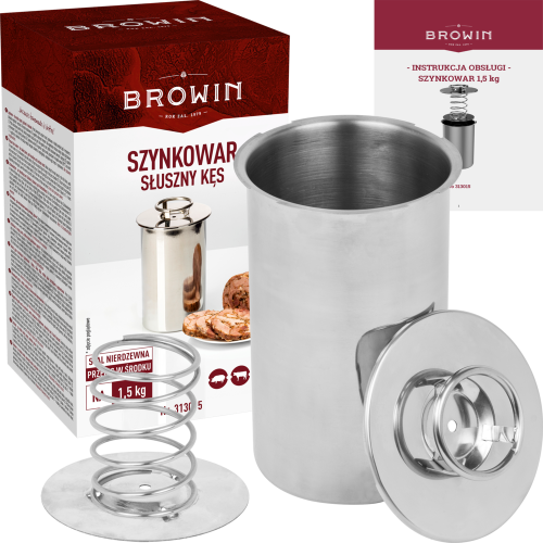 szynkowar 1,5 kg ze stali nierdzewnej